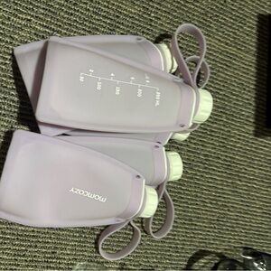 Momcozy Silicone milk reusable storage Bottles - Lavender